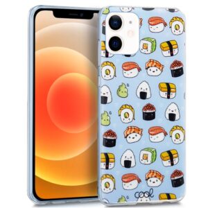Desenhos para iPhone 12 mini case sushi