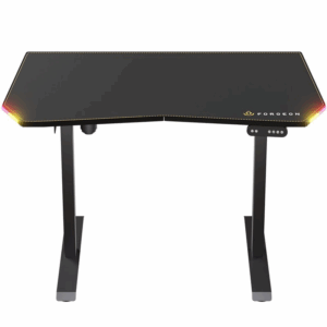 Forgeon Battleground Mesa Gaming Reguláve Motor 120x70cm RGB Preta