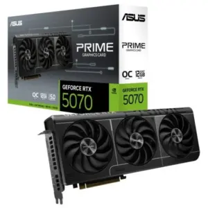 ASUS PRIME GeForce RTX 5070 OC 12GB GDDR7 Reflex 2 RTX AI DLSS4