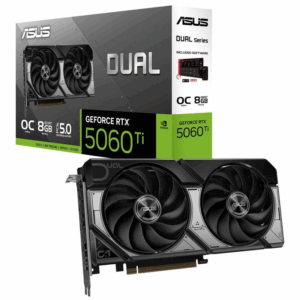 ASUS DUAL GeForce RTX 5060 Ti OC Edition 8GB GDDR7 Reflex 2 AI DLSS4