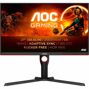 Monitor AOC Q27G3XMN/BK 27" Mini LED VA QHD HDR1000 180Hz