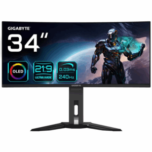 Gigabyte MO34WQC2 34" QD-OLED UltraWide QHD 240Hz FreeSync Premium Pro Curvo