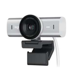 Logitech MX Brio Webcam para Colaboração e Streaming UltraHD 4K Cinzenta