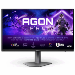 Monitor AOC AGON AG276QZD2 26.7" QD-OLED QHD 240Hz 0.03ms HDR400