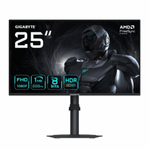 Gigabyte G25F2 Monitor Gaming 24.5" FHD 200Hz 1ms HDR10 SS-IPS com FreeSync e Altifalantes Preto