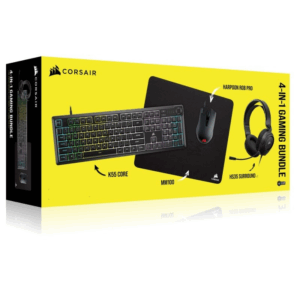 Corsair Gaming Bundle Corsair K55 CORE RGB Corsair Harpoon RGB Pro Corsair MM100 Corsair HS35 v2