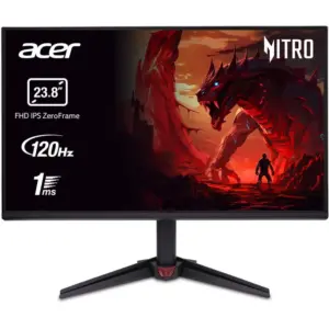 Monitor Acer NITRO VG240YGbmipx 23.8" LED IPS FullHD 120Hz com Altifalantes e Adaptive Sync