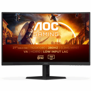 Monitor AOC C27G4ZXE 27" LED Fast VA FullHD 280Hz 1ms Curvo