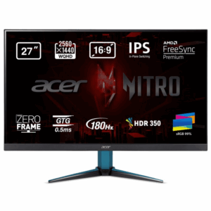 Monitor Acer Nitro VG271UM3 27" LED IPS QHD 180Hz FreeSync Premium