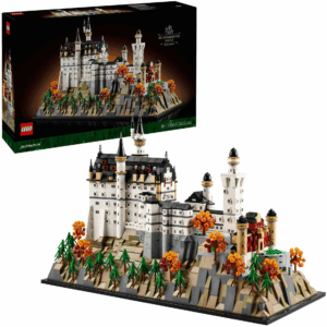 Arquitetura Castelo de Neuschwanstein, brinquedo de construção