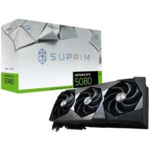 MSI GeForce RTX 5080 SUPRIM 16GB GDDR7 Reflex 2 RTX AI DLSS4
