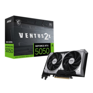 MSI RTX 5050 VENTUS 2X OC 8GB GDDR6 PCIe 5.0