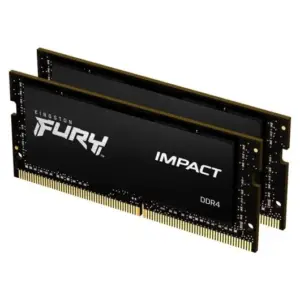 Kingston Fury Impact SO-DIMM DDR4 3200MHz 32GB 2x16GB CL20 Pretas