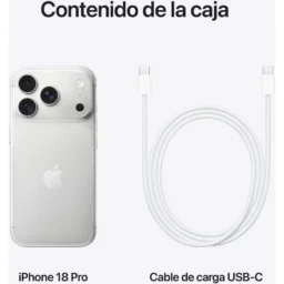 Apple iPhone 18 Pro 1 TB Prata - Thumbnail Image 3