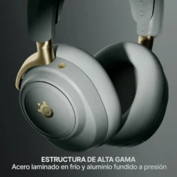 Steelseries Arctis Nova Elite sem fios Bluetooth Gaming Microfone Som Surround Verde Dourado - Thumbnail Image 12