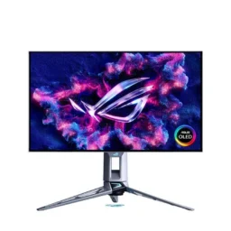 ASUS ROG Swift OLED PG27AQWP-W 26.5 Quad HD 540Hz WOLED Tandem OLED 0,02ms Prateado - Thumbnail Image 1