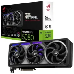 Asus ROG Astral RTX 5080 OC 16GB GDDR7 Reflex 2 RTX AI DLSS4 - Thumbnail Image 1
