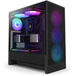 NZXT H5 Flow RGB 2024 Midi Tower E-ATX USB-C Preta - Thumbnail Image 1