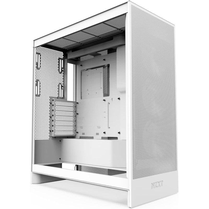 NZXT H7 Flow 2024 Vidro Templado USB 3.2 Branca - Image 1