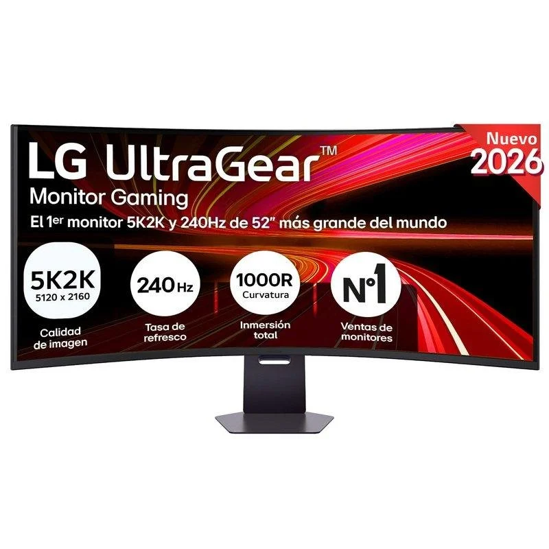LG UltraGear 52G930B 52" UltraWide 5K2K 240Hz VA Curvo 1ms HDR10+ - Image 1