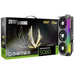 Zotac RTX 5080 AMP Extreme INFINITY 16GB GDDR7 Reflex 2 RTX AI DLSS4 - Thumbnail Image 1
