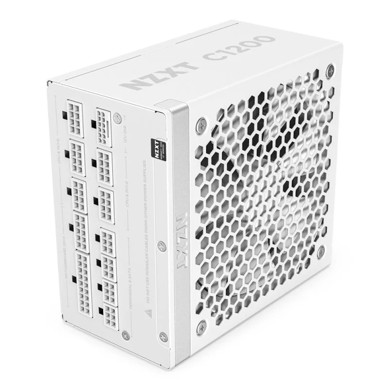 NZXT C1200 Gold ATX 3.1 PCIe 5.1 1200W 80 Plus Gold Modular Branca - Image 1