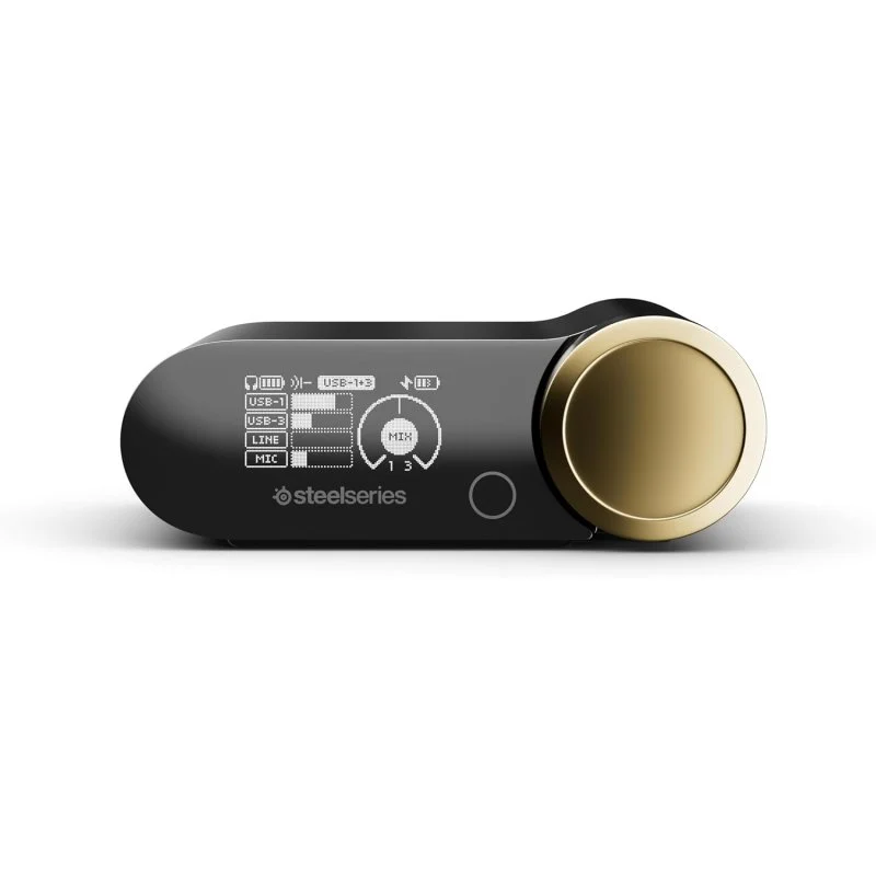 Steelseries Arctis Nova Elite sem fios Bluetooth Gaming Microfone Som Surround Verde Dourado - Image 6
