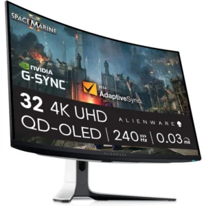 Dell Alienware AW3225QF 32 QD-OLED UltraHD 4K 240Hz 0.03ms G-SYNC Curvo
