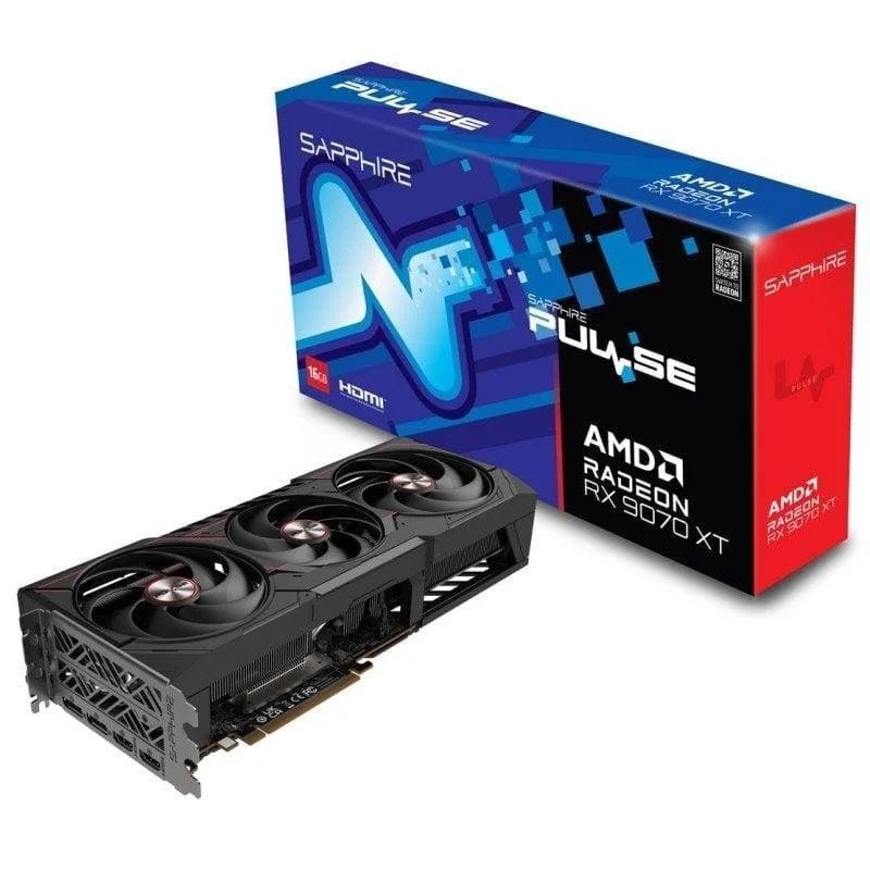 Sapphire PULSE AMD Radeon RX 9070 XT 16GB GDDR6 FSR 4 - Image 1