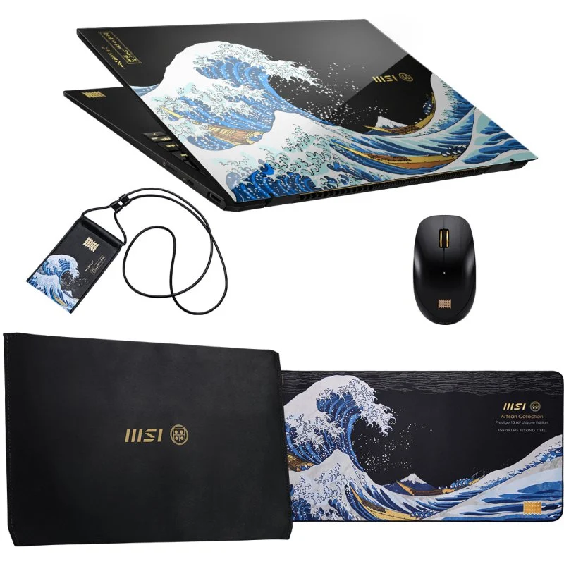 MSI Prestige 13 AI+ Ukiyoe Edition 13.3" Intel Core Ultra 9 32GB 2TB OLED Grey - Image 1