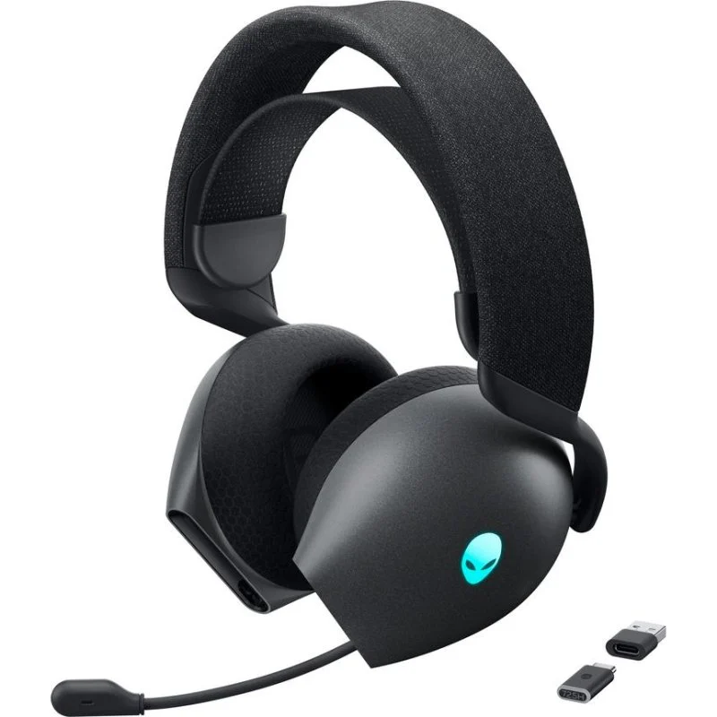 Dell Alienware AW725H sem fios Bluetooth com Cancelamento de Ruído e Dolby Atmos Preto - Image 1