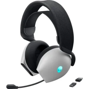 Dell Alienware AW725H sem fios Bluetooth RF Gaming ANC microfone RGB preto branco