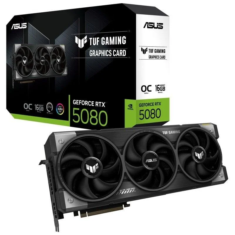 ASUS RTX 5080 OC Reflex 2 16GB GDDR7 IA DLSS4 Ray tracing - Image 1