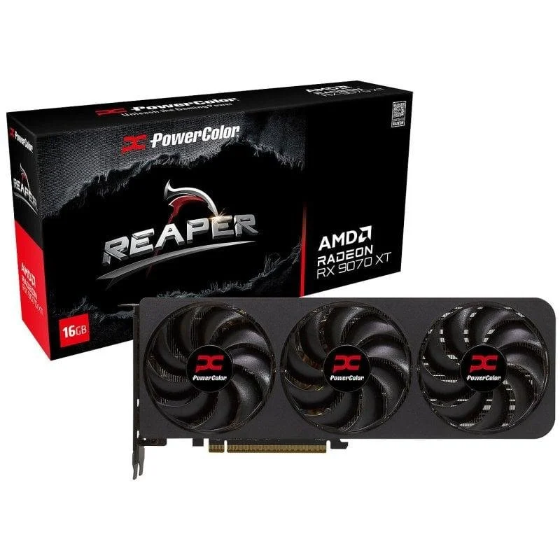 PowerColor Reaper AMD Radeon RX 9070 XT 16GB GDDR6 FSR 4 - Image 1