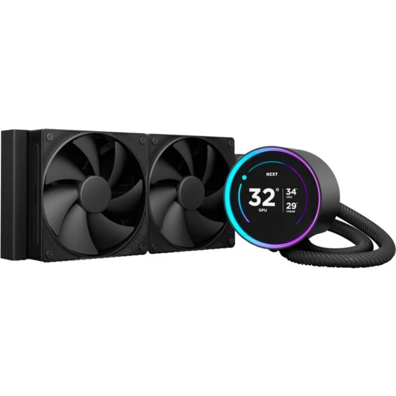 NZXT Kraken Elite 240 Kit com Ecrã IPS 240mm Preto - Image 1