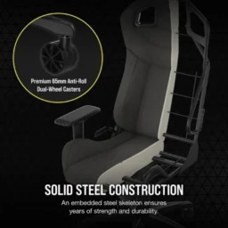 Corsair T3 Rush v2 com Almofadas Cinzento Carbono - Thumbnail Image 2