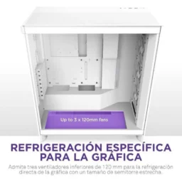 NZXT H7 Flow 2024 Vidro Templado USB 3.2 Branca - Thumbnail Image 2