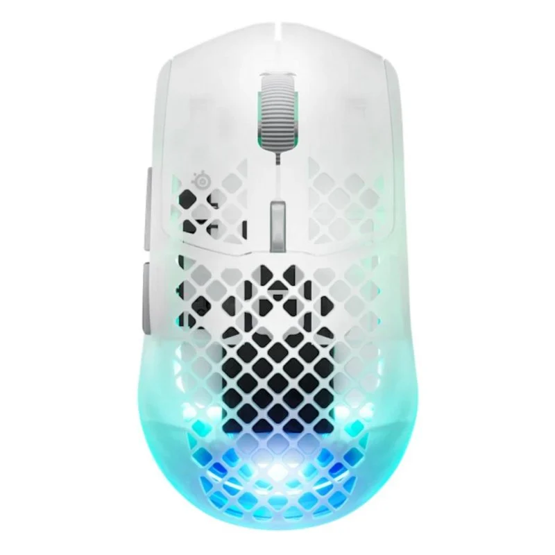 SteelSeries Aerox 3 Wireless Gen 2 Wireless 26000 DPI Transparente Branco 6 Botões - Image 2