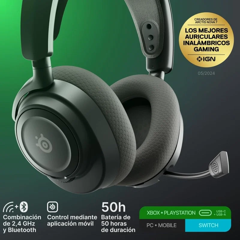 Steelseries Arctis Nova 7X Gen 2 Xbox/PC/Nintendo Switch Preto - Image 6