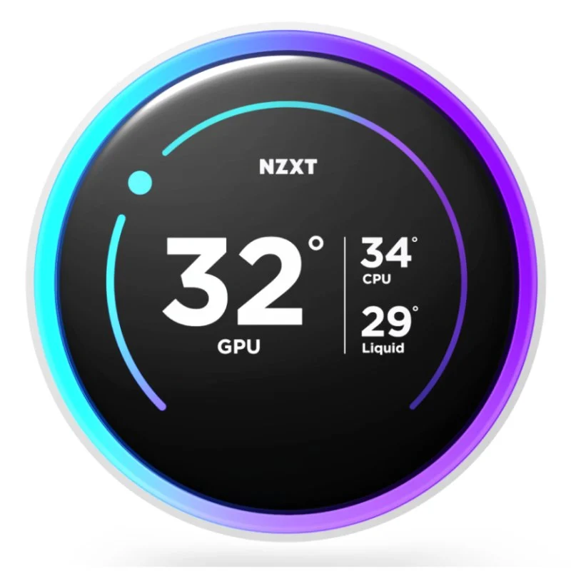 NZXT Kraken Elite 240 RGB Kit com Ecrã IPS 240mm Branco - Image 5
