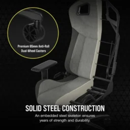 Corsair T3 Rush Preta/Cinzenta - Thumbnail Image 2
