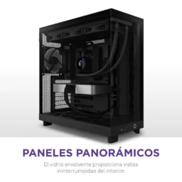 NZXT H6 Flow RGB Mid Tower Vidro Temperado USB-C Preta - Thumbnail Image 3