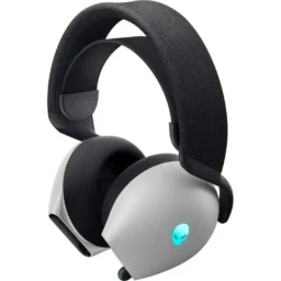 Dell Alienware AW725H sem fios Bluetooth RF Gaming ANC microfone RGB preto branco - Thumbnail Image 5