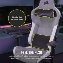 Corsair T3 Rush Branca/Cinzenta - Thumbnail Image 2
