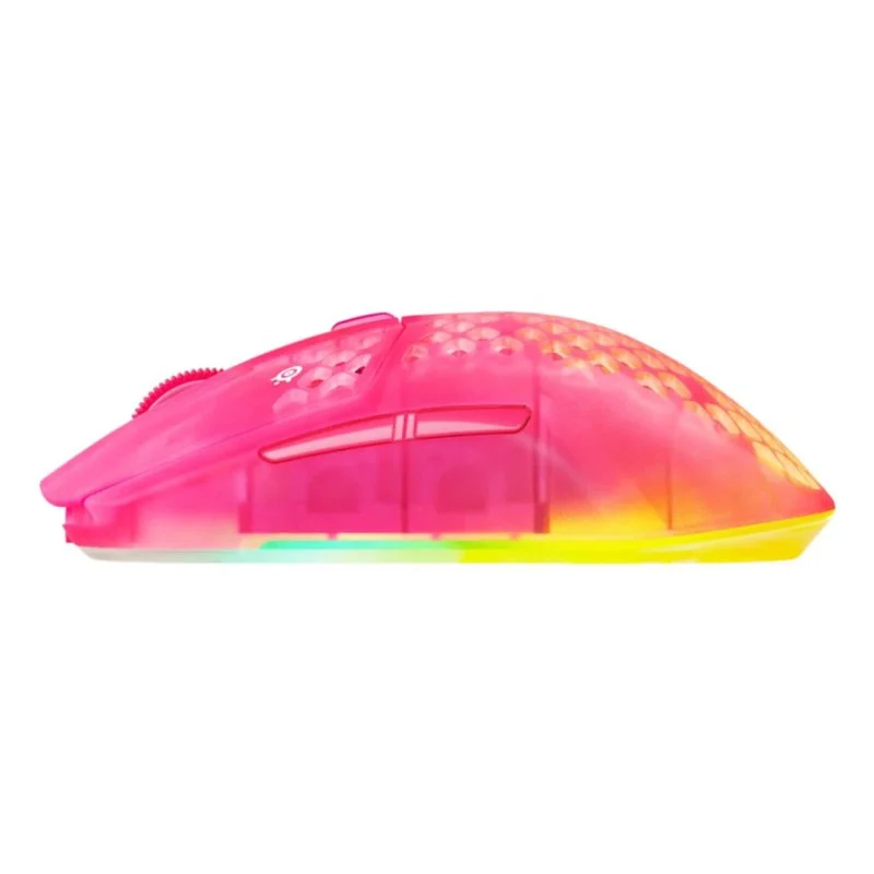SteelSeries Aerox 3 Wireless Gen 2 RF Bluetooth 26000 DPI Magenta Haze - Image 3