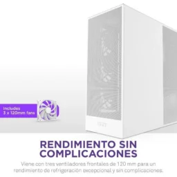 NZXT H7 Flow 2024 Vidro Templado USB 3.2 Branca - Thumbnail Image 3