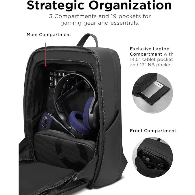 Lenovo Legion 17" GB800 Resistente à Água 21L Cinzenta - Image 3