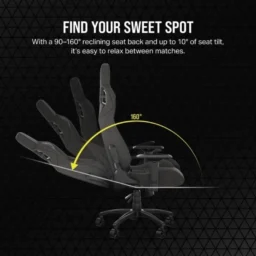 Corsair T3 Rush v2 com Almofadas Cinzento Carbono - Thumbnail Image 4