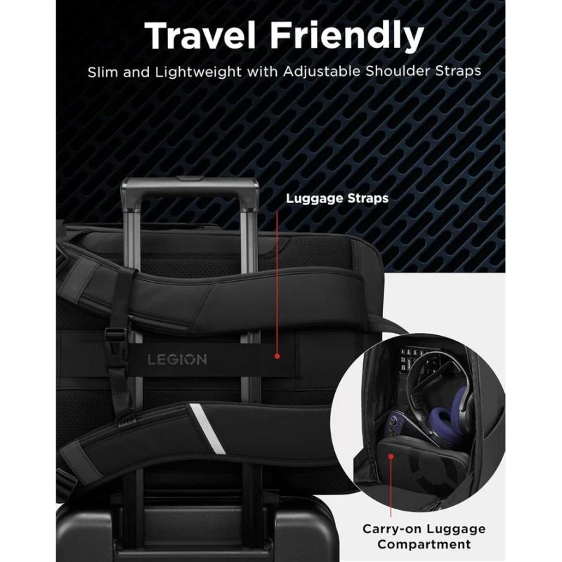 Lenovo Legion 17" GB800 Resistente à Água 21L Cinzenta - Image 4