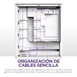 NZXT H7 Flow 2024 Vidro Templado USB 3.2 Branca - Thumbnail Image 4